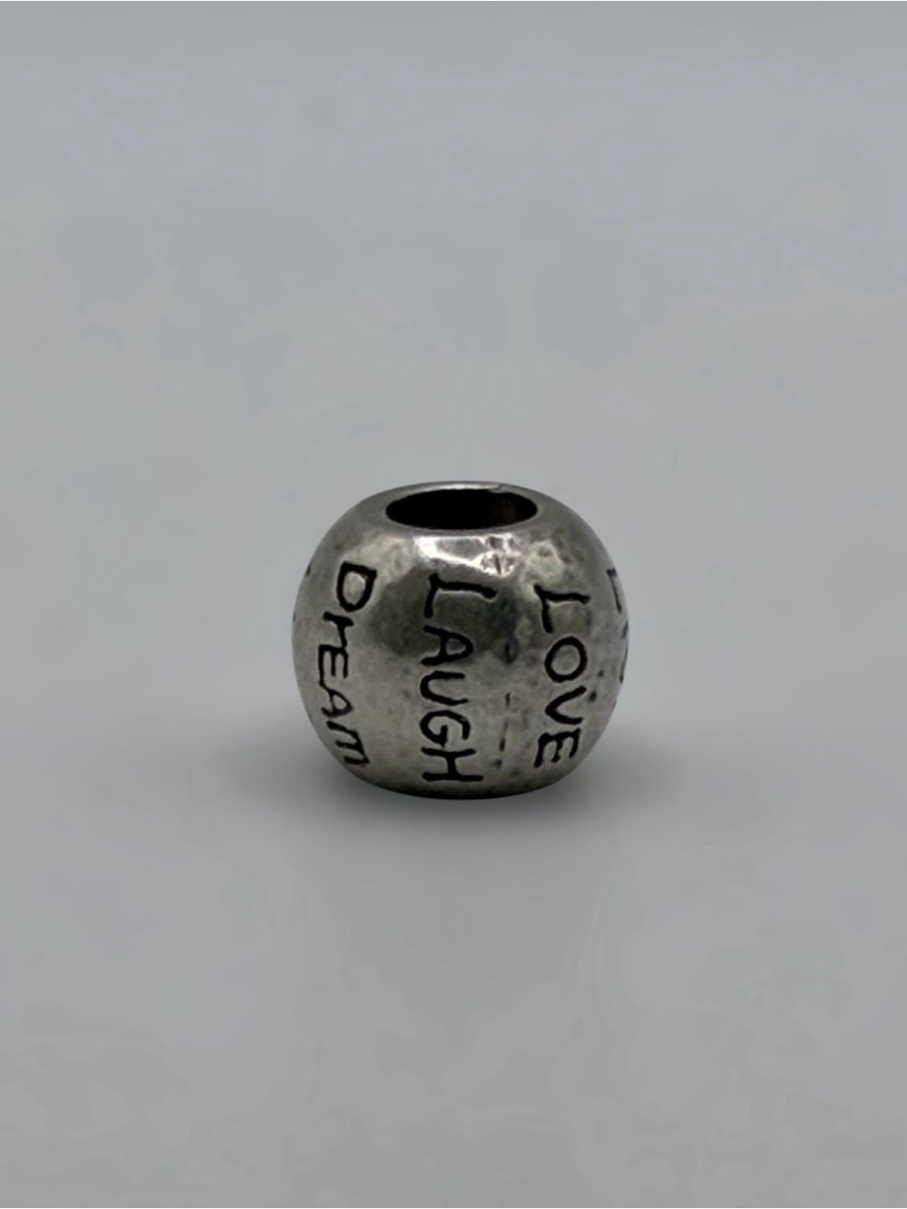 Brighton Silver-Tone “Live Love Laugh Dream” Bead Charm